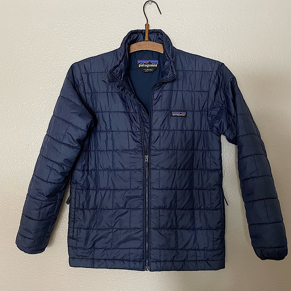 Patagonia jacket - blue, kids size 12